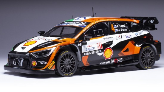 Immagine di HYUNDAI i20 N.4 RALLY CROATIA 2023 LAPPI/FERM SPECIAL BREEN DESIGN1:18
