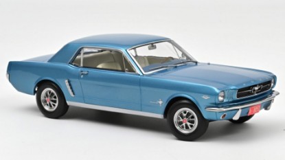 Immagine di FORD MUSTANG HARDTOP COUPE' 1965 TURQUOISE METALLIC 1:18