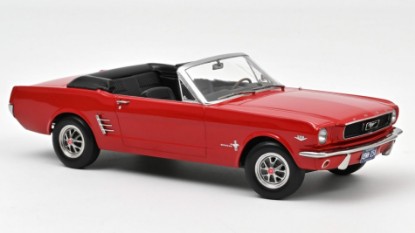 Immagine di FORD MUSTANG CONVERTIBLE 1966 RED 1:18