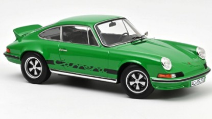 Immagine di PORSCHE 911 RS 1973 GREEN WITH BLACK DECO 1:18