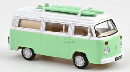 Immagine di VW COMBI T2b CAMPER VAN 1973 GREEN JET-CAR 1:43