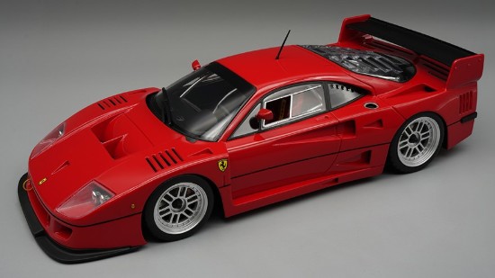 Immagine di FERRARI F40 LM 1996 PRESS VERSION RED WITH BBS SILVER WHEELS 1:18