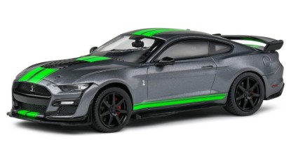 Immagine di SHELBY MUSTANG GT500 2020 GREY W/NEON GREEN 1:43