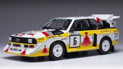 Immagine di AUDI SPORT QUATTRO S1 E2 N.6 1000 LAKES RALLY 1985
MIKKOLA/HERTZ 1:18
