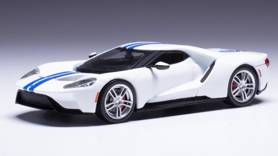 Immagine di FORD GT HELLCAT 2017 WHITE/BLUE 1:43