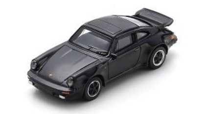 Immagine di PORSCHE 911 TURBO (930) BLACK (DIE CAST) 1:64