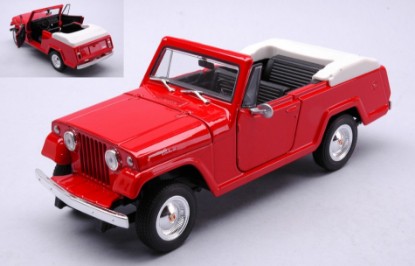 Immagine di JEEP JEEPSTER COMMANDO CABRIO RED 1:24