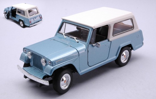 Immagine di JEEP JEEPSTER COMMANDO HARD TOP LIGHT BLUE 1:24