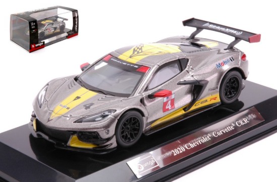 Immagine di CHEVROLET CORVETTE C8R N.4 2020 GREY 1:43
