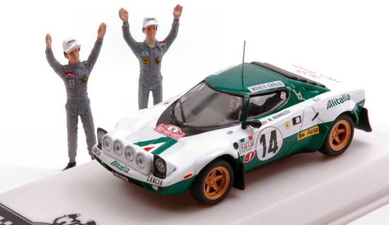Immagine di LANCIA STRATOS HF N.14 WINN.RALLY MONTE C.1975 W/FIG.MUNARI/MANNUC.1:43