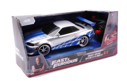 Immagine di BRIAN'S 2002 NISSAN SKYLINE GTR R-34 FAST & FURIOUS RADIOCONTROL 1:24