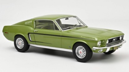 Immagine di FORD MUSTANG FASTBACK GT 1968 LIGHT GREEN METALLIC 1:12