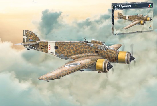 Immagine di S.79 SPARVIERO BOMBER VERSION KIT 1:72