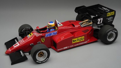 Immagine di FERRARI 126 C4-M2 N.27 2nd EUROPEAN GP 1984 M.ALBORETO W/DRIVER 1:18