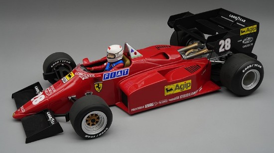 Immagine di FERRARI 126 C4-M2 N.28 EUROPEAN GP 1984 R.ARNOUX W/DRIVER 1:18