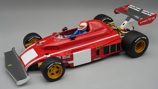 Immagine di FERRARI 312 B3 TEST MONZA 1974 C.REGAZZONI W/DRIVER 1:18