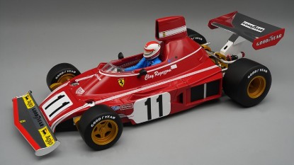 Immagine di FERRARI 312 B3 GERMAN GP 1974 C.REGAZZONI W/DRIVER 1:18