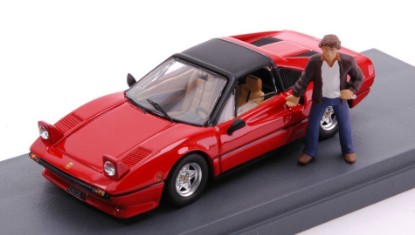 Immagine di FERRARI 308 GTS PERSONAL CAR VILLENEUVE 1977 WITH FIGURE 1:43