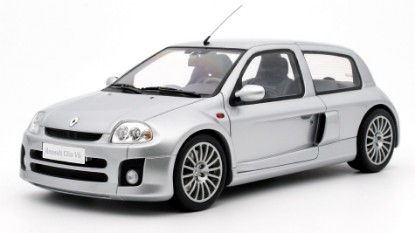 Immagine di RENAULT CLIO V6 PHASE 1 2001 SILVER 1:18