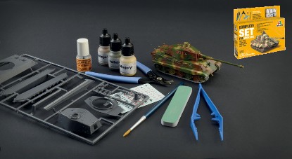 Immagine di KING TIGER SET COMPLETO KIT 1:72