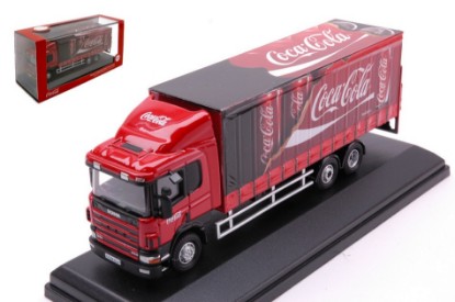 Immagine di SCANIA 94D 6 WHEEL CURTAINSIDE COCA COLA 1:76