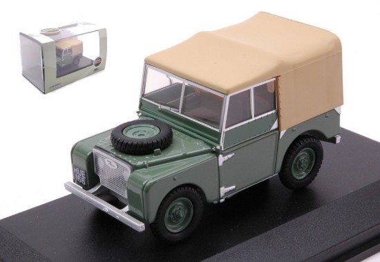Immagine di LAND ROVER SERIES 1 80 INCH LIGHT GREEN W/SOFT TOP BEIGE 1:43