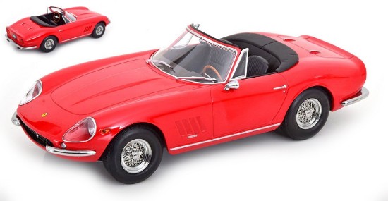 Immagine di FERRARI 275 GTB4 NART SPYDER 1967 RED 1:18
