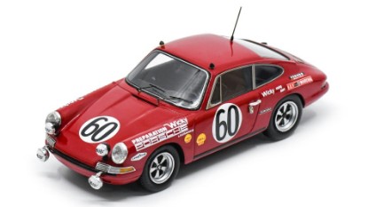 Immagine di PORSCHE 911 T N.60 LM 1968 J.DE MORTEMART-W.MEIER 1:43