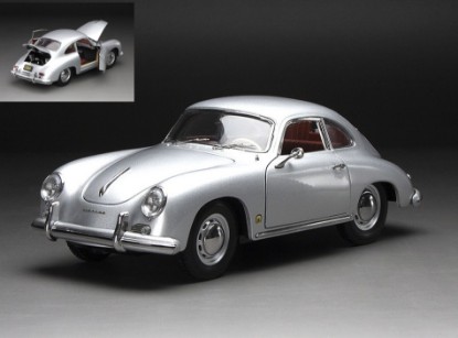 Immagine di PORSCHE 356A 1500 GS CARRERA GT 1957 SILVER 1:18