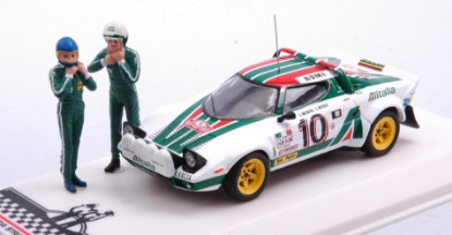 Immagine di LANCIA STRATOS HF N.10 WINN.RALLY MONTE C.1976 W/FIG.MUNARI/MAIGA 1:43