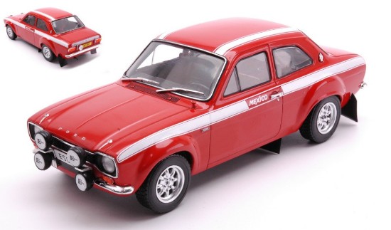 Immagine di FORD ESCORT MK I RS MEXICO 1970 RED/WHITE 1:24