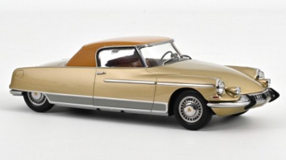 Immagine di CITROEN DS 19 LE DANDY 1964 BEIGE METALLIC & BROWN ROOF 1:18