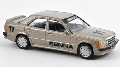 Immagine di MERCEDES 190E 2.3 1984 BEIGE METALLIC SENNA JET-CAR 1:43