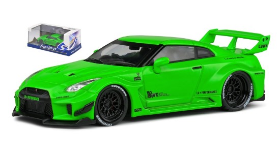 Immagine di NISSAN GT-R (R35) LB WORK SILHOUETTE 2020 ACID GREEN 1:43