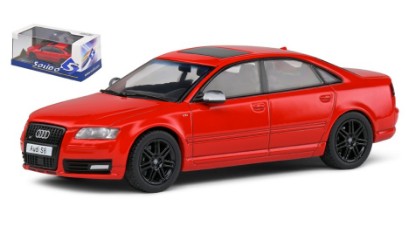 Immagine di AUDI S8 D3 2010 RED W/BLACK LINE 1:43