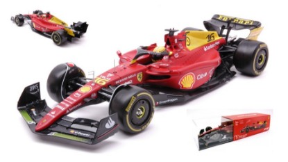 Immagine di FERRARI F1-75 N.16 C.LECLERC MONZA 2022 75th ANNIV.W/HARD CASE 1:24