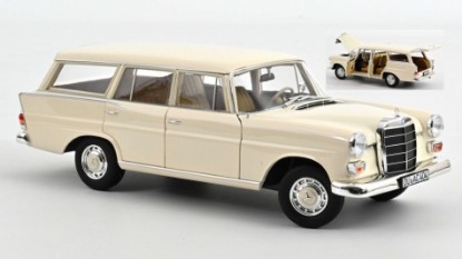 Immagine di MERCEDES 200 UNIVERSAL 1966 CREAM 1:18