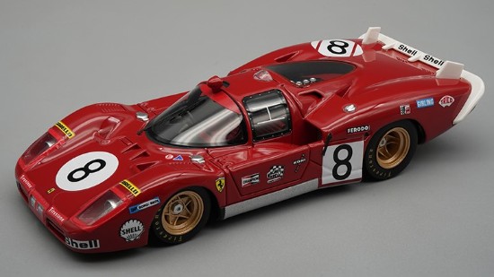 Immagine di FERRARI 512 S LONG TAIL SEFAC N.8 LE MANS 1970 MERZARIO-REGAZZONI 1:43