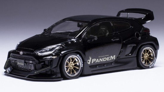 Immagine di TOYOTA PANDEM GR YARIS BLACK 1:43