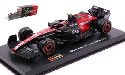 Immagine di ALFA ROMEO F1 C43 N.24 2023 GUANYU ZHOU SIGNATURE W/HELMET 1:43