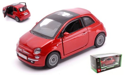 Immagine di FIAT NUOVA 500 2007 METALLIC RED 1:32