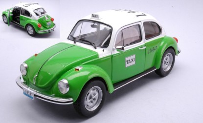 Immagine di VW BEETLE 1300 MEXICAN TAXI 1974 GREEN 1:18