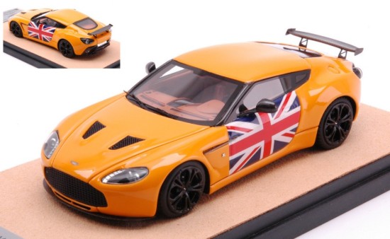 Immagine di ASTON MARTIN V12 ZAGATO 2012 GLOSS ORANGE W/ENGLISH ED.LIM.PCS 10 1:43