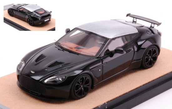 Immagine di ASTON MARTIN V12 ZAGATO 2012 BLACK W/ALUMINIUM ROOF  ED.LIM.PCS 10 1:43