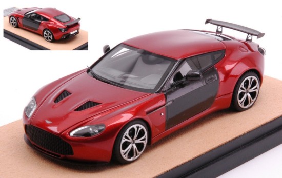 Immagine di ASTON MARTIN V12 ZAGATO 2012 METALLIC RED W/CARBON ED.LIM.PCS 10 1:43