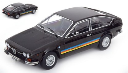 Immagine di ALFA ROMEO GTV 2000 TURBODELTA 1979 BLACK/FLATBLACK 1:18