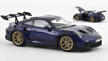 Immagine di PORSCHE 911 GT3 RS 2022 MET.GENTIAN BLUE 1:18