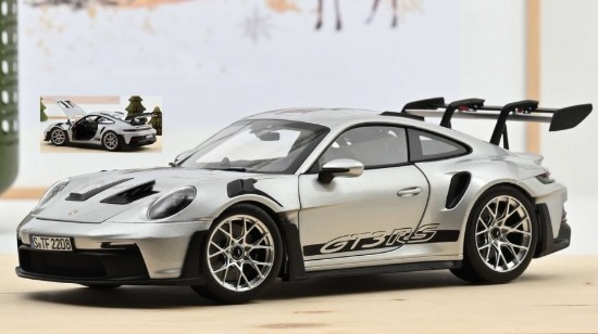 Immagine di PORSCHE 911 GT3 RS 2022 GT MET.SILVER 1:18