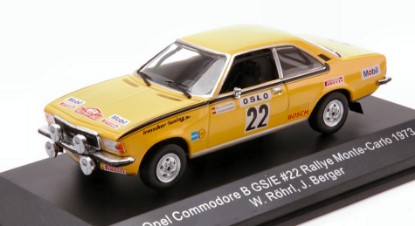 Immagine di OPEL COMMODORE B GS/E N.22 RALLY MONTE CARLO 1973 W.ROHRL-J.BERGER 1:43