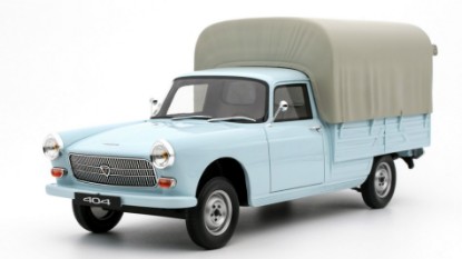 Immagine di PEUGEOT 404 PICK-UP BACHE 1967 BLUE 1:18